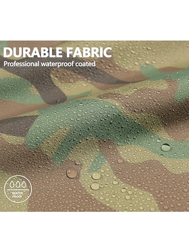 Little Donkey Andy Women'S Waterproof Rain Jacket Lightweight Outdoor Windbreaker Rain Coat Shell For Hiking,Travel Jungle Camouflage M thumb #2