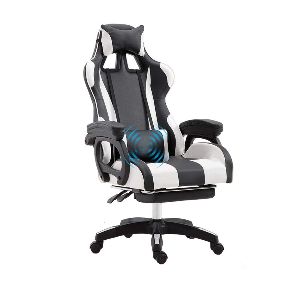Sedia da gioco per ufficio Home Internet Cafe Sedia da corsa Sedia da gioco in pelle ergonomica con schienale alto Sedia per computer Girevole e sollevabile acquista in modo economico - spedizione