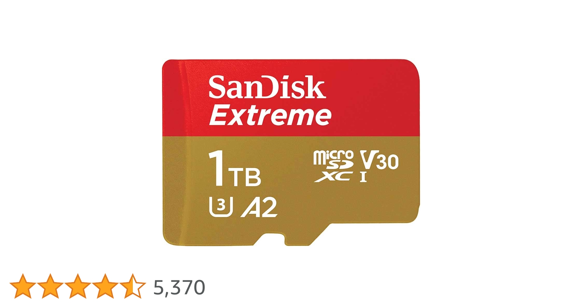 SanDisk - マイクロSD 1TB サンディスク 2セット Amazon.com: SanDisk 1TB (2 Pack) Extreme microSDXC 190MB/s
