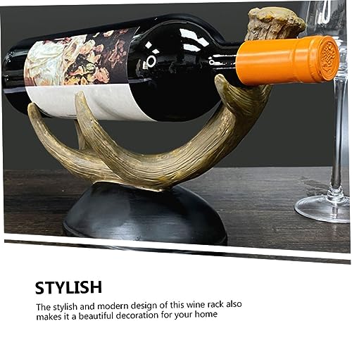 Soporte robusto para botellas de vino de resina miniatura 3