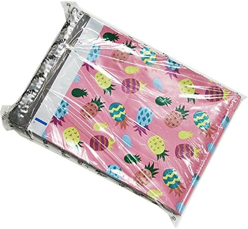 200 10x13 Pink Pineapple Designer Poly Mailers Shipping Envelopes Bags