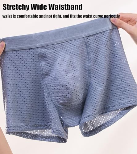 Mens Padded Underwear Butt Enhancer Mesh Boxer Briefs Body Shapewear Male Underpants Fixed Pad Instantly Lift Up Hips3