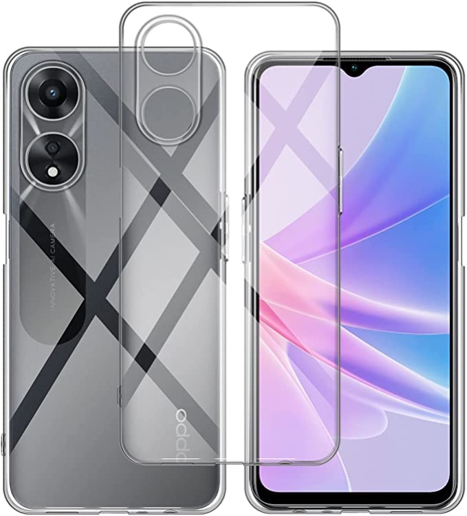 Image of Solid Hard PC Shock Proof Hybrid Edge to Edge Bumper Transparent Back Cover for Oppo CPH2505