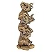 Design Toscano NG33769 Hear-No, See-No, Speak-No Evil Stacked Elephants Collectible Statue, Single,Medium