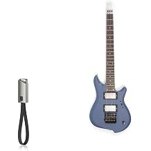 BoxWave Cable Compatible with Jamstik Studio MIDI Guitar - USB Type-C Keychain Charger, Key Ring USB Type-C to Type-A 8 in USB Cable - Jet Black