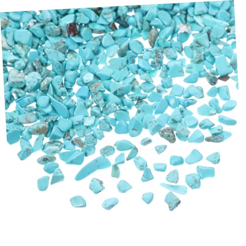 DOITOOL Aquarium Rocks 2 Bags of Natural Turquoise Gravel Fish Tank Supplies Decorative Stones