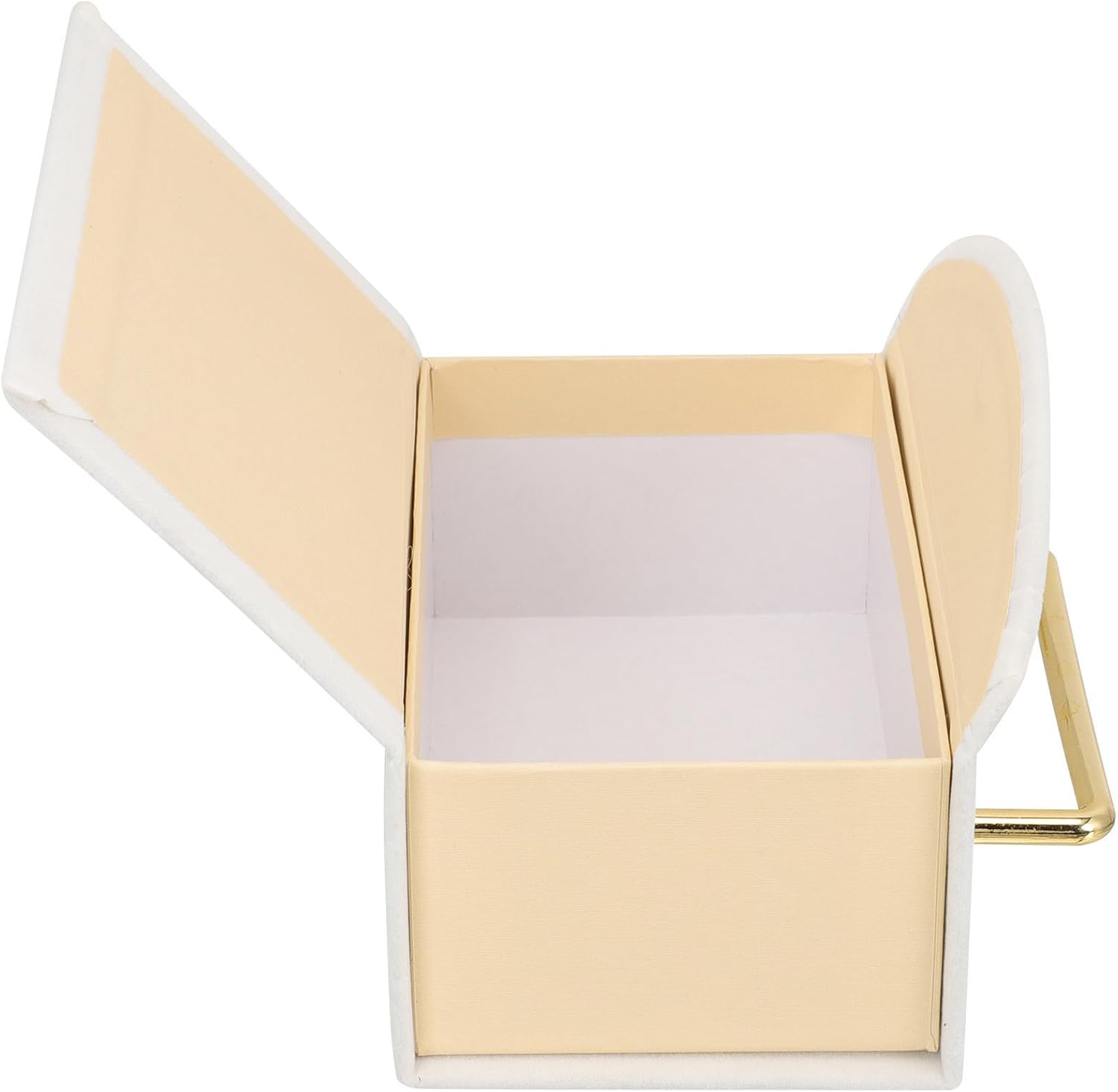 SHERCHPRY White Gift Box with Handle Magnetic Paper for Wedding Birthday