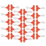 100 nuevo y de alta calidad. Roberee Fish Tackle-30pcs Plumas deslizantes con Cremalleras Profesionales para Plataformas de Pesca en el mar en Barco