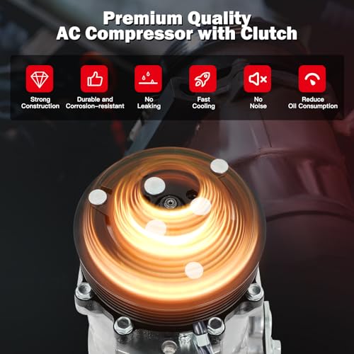 Image of Air Conditioning Compressor for Cadillac Escalade for Chevrolet Blazer