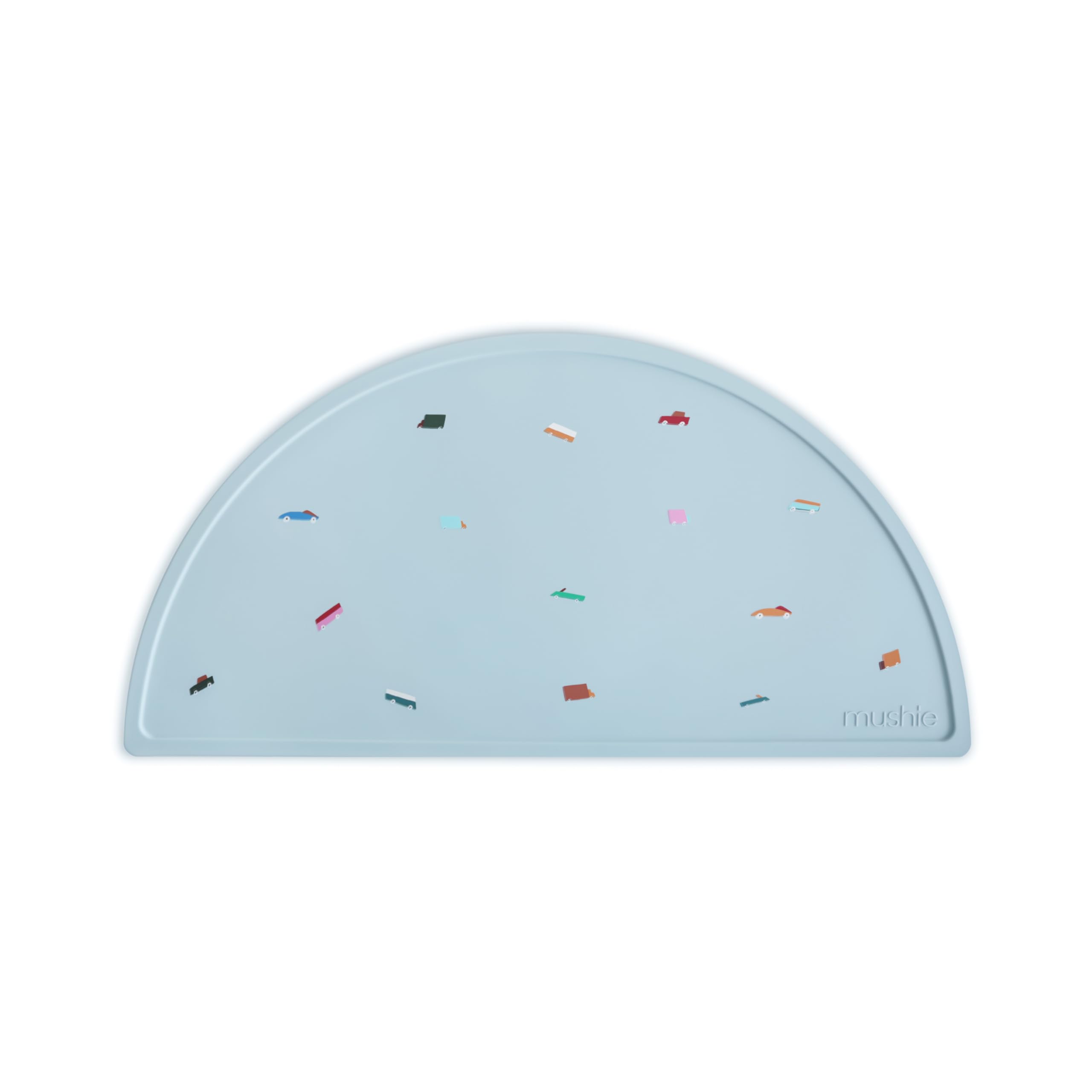 Mushie Mantel individual de silicona para comida de bebé, tapete antideslizante con patrones clásicos, sin BPA, fácil de limpiar, apto para lavavajillas, tapete de comedor para niños pequeños — view 8
