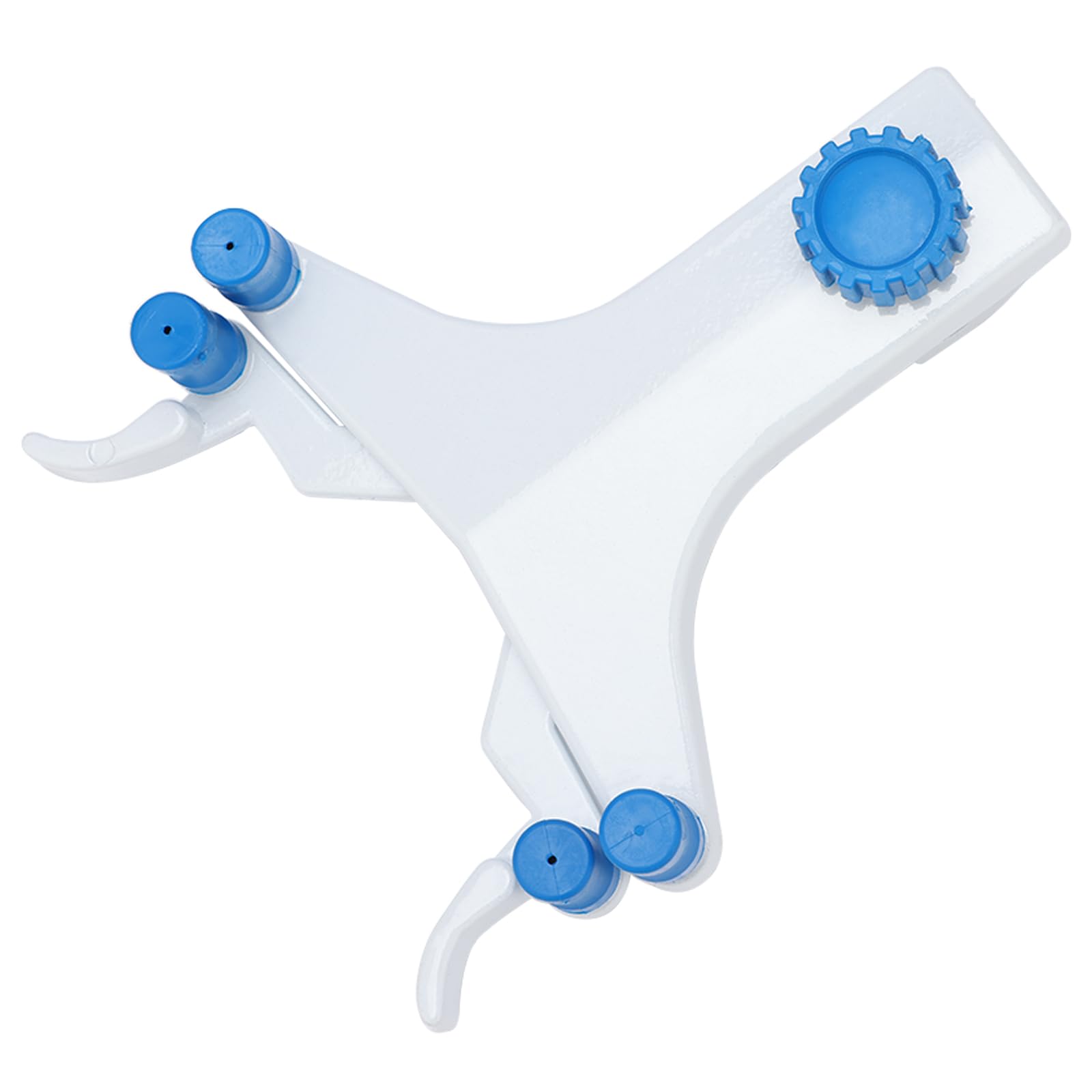 Stonylab White Aluminum Alloy Burette Clamp, Single Adjustable Butterfly Style Spring-Loaded Buret Clamp, Laboratory Tool For Titration