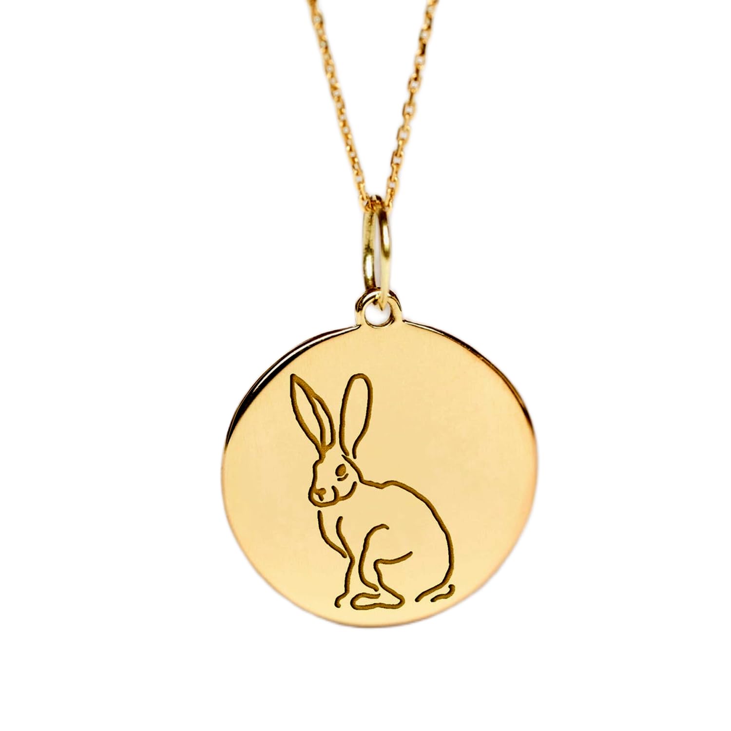 Delicado dije de conejo de plata ideal para regalar joya 6