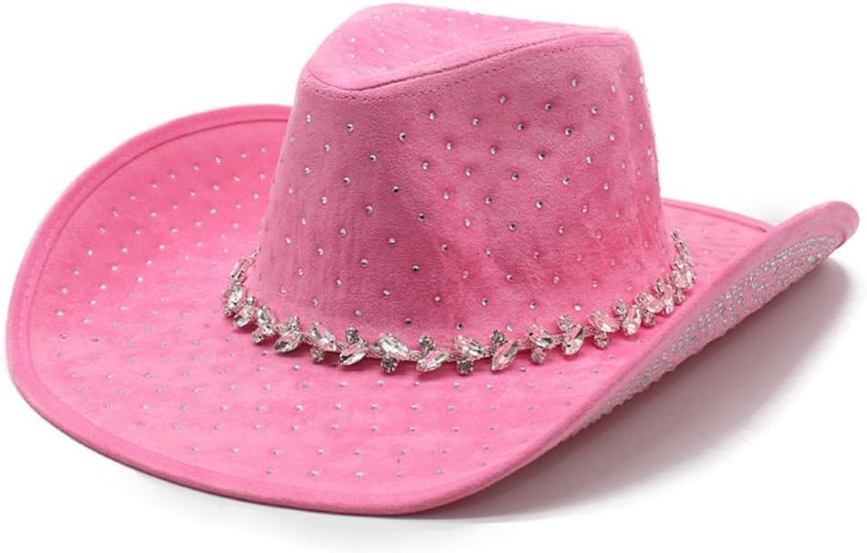 Western Cowboy Hat, Blue, Classic Style, Sun Protection