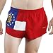 B.O.A Boa Mens 1" Elite Split Printed Running Short (1000CP)