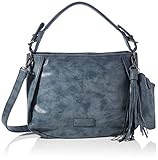 Fritzi aus Preussen Damen Fritzi Hobo 2 medium Schultertasche, Blau (Surf),31x28x12.5 cm