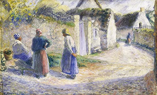 Peinture sur toile Pissarro 60x90cm pour habiller un mur vide avec élégance