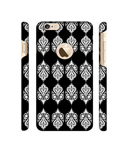 Image of Amazon Brand - Solimo Designer S Shape Pattern 3D Printed Hard Back Case Mobile Cover for Apple iPhone 6 / 6S (Logo Cut)
