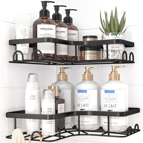 Kitsure Corner Shower Caddy 2 Pack Rustproof Shower Organizer