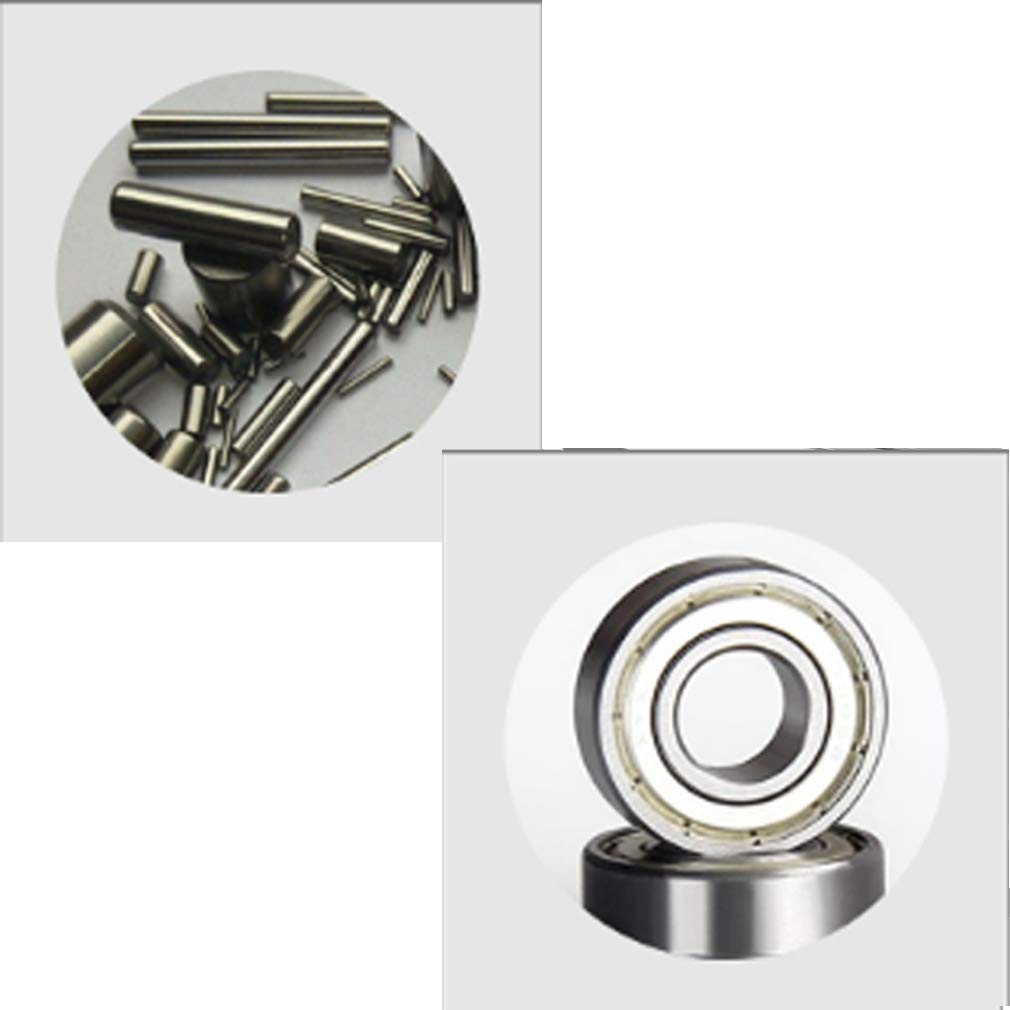 Set di 4 Rotelle Girevoli con Freno,Ruote per Carrello Heavy Duty,Barra Filettata M12,Cuscinetto a Sfere,360 °,capacità di Carico Massima a Ruota Singola 120kg(264 libbre)