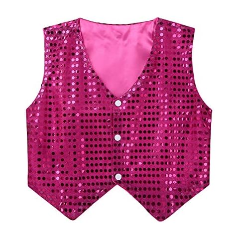 Alvivi Glittery Sequins Vest for Kids Cover
