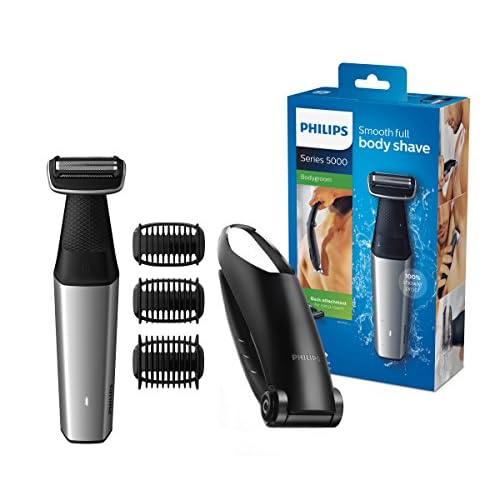 Philips Bodygroom Series 5000 mit Aufsatz für Rückenhaarentfernung BG5020/15 (inkl. 3 Kammaufsätze)