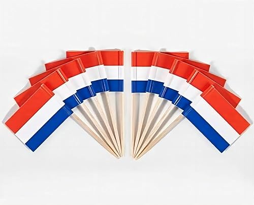 Miniatura 10 de JAVD CYPS - 100 banderas de palillo de dientes chileno con bandera de Chile, mini palillo pequeño para cupcakes, banderas chilenas, selecciones de