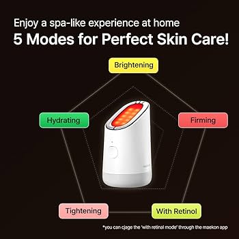 Amazon.com: MakeOn Skin Light Therapy III - 5 in 1 Massager, Real