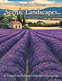Peaceful Places: Scenic Landscapes: 50 Tranquil and Relaxing Landscape Coloring Pages