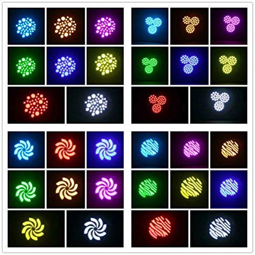 Stage Lights Moving Head Light 8 Gobos 8 Colors 11 Channels 60W Spotlight Dmx 512 With Sound Activated For Wedding Dj Party Stage Lighting 2Pcs #TOP4