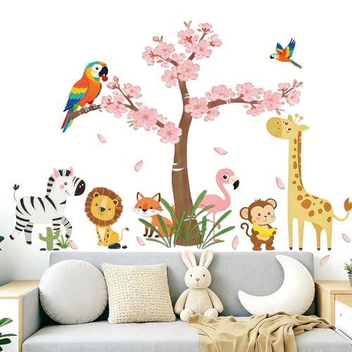 Vinilos decorativos animales forestales para pared miniatura 5