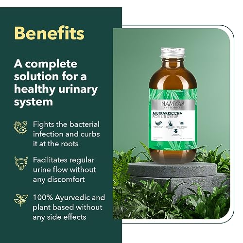 Image of Namyaa UTI Treatment Kit - Combo pack of UTI Syrup and UTI tablets | Supports Urinary Tract to Relieve Pain & Discomfort, Restores pH Levels