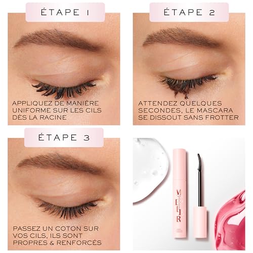 Lancôme - Lash Idôle Melter Mascara Démaquillant - Soin Nourrissant et Fortifiant - Tous Types de Maquillage, même Waterproof - Brosse Ultra Précise - 8ml - Fabriqué en France