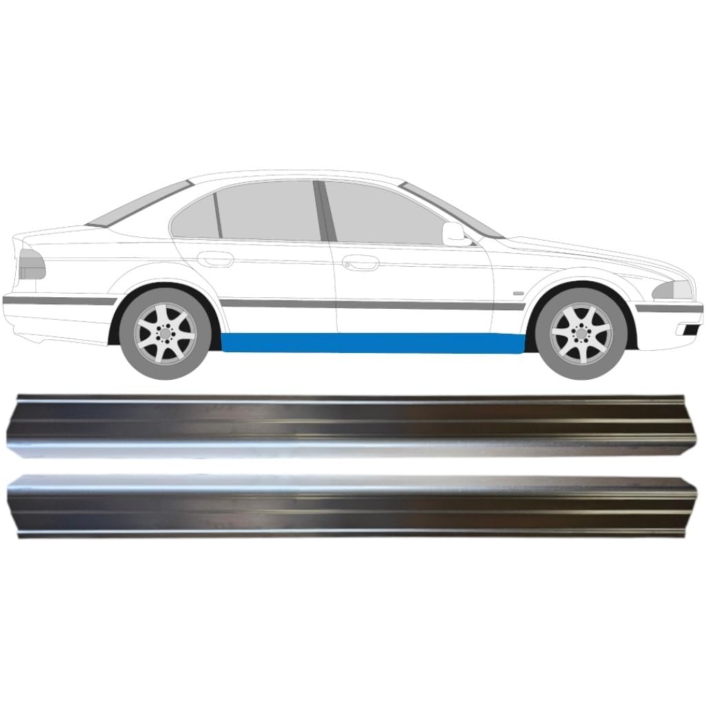 Reparaturblech unterer Schweller für BMW 5 E39 1996-2004 / Links+Rechts/Satz