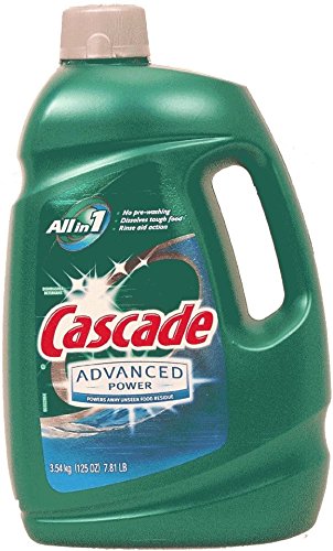 Cascade Advanced Power dishwasher detergent gel 125 oz Plastic Bottle Cascade Advanced Power dishwasher detergent gel 125 oz Plastic Bottle