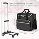 Luxja Lehrertasche Trolley, Laptoptasche Mit Rollen, Arbeitstasche für Damen, Aktentasche für Lehrer und Lehrerin, (OHNE ZUBEHÖR), Schwarz