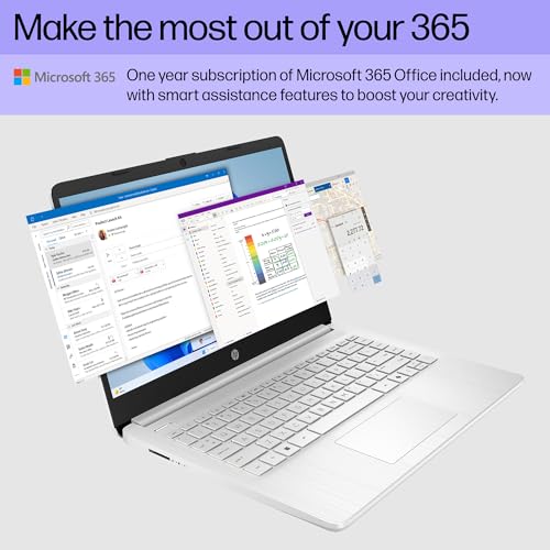 Image of HP 14 inch Laptop, HD Touchscreen Display, Intel Celeron N4500, 4 GB RAM, 64 GB eMMC, Intel UHD Graphics, Windows 11 Home in S Mode, Natural Silver, 14-dq3550nr