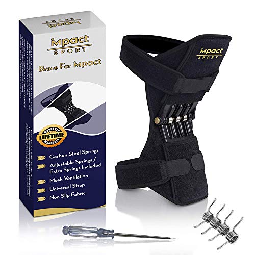 ImpactSport Joint Support Recovery Knee Brace | Rebound Springs | Knee Protection and Lift Support | Booster Support Brace Knee Stabilizer | Joint Support Pads | Knee Sleeve