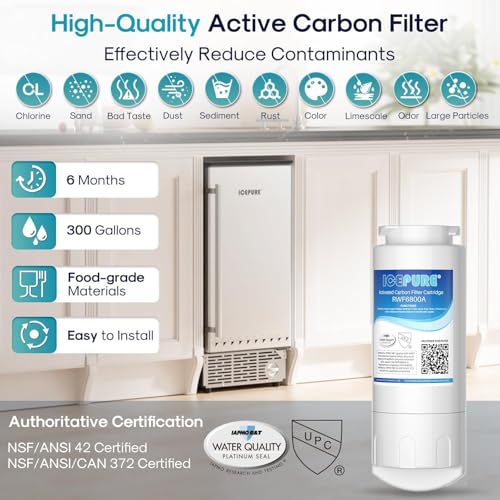 Image of ICEPURE 15 inch Under Counter Ice Maker with Filter and Drain Pump, WiFi Control, ETL FCC, 90lbs /24H, Self-Cleaning, Smart Reminder, 24H Timer, Freestanding for Home Residential Commercial Stainless Steel