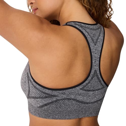 Image of Hanes Women's Seamless Racerback Sports Bra