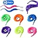 Produktbild Luccase 48 Stück Twisty Worm Set Polyester Magic Wiggly Manipulieren Schnur Wurms Magic Worm Spielzeug für Beispiel Kindertag Kindergeburtstag Halloween Partybeutelfüller, 8,7 x 0,7 Zoll