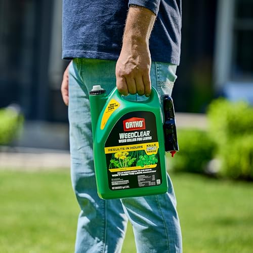 Image of Ortho WeedClear Weed Killer for Lawns, Ready to Use, 1 gal. | Lawn Weed Killer Spray, Won't Harm Grass When Used as Directed, Kills over 250 Listed Weeds Including Dandelion and Clover