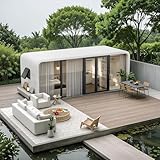 Walkmax Luxury Modern Prefab Cabin - 19ft Mobile Capsule With Bedroom, Kitchen And Bathroom, Storm...