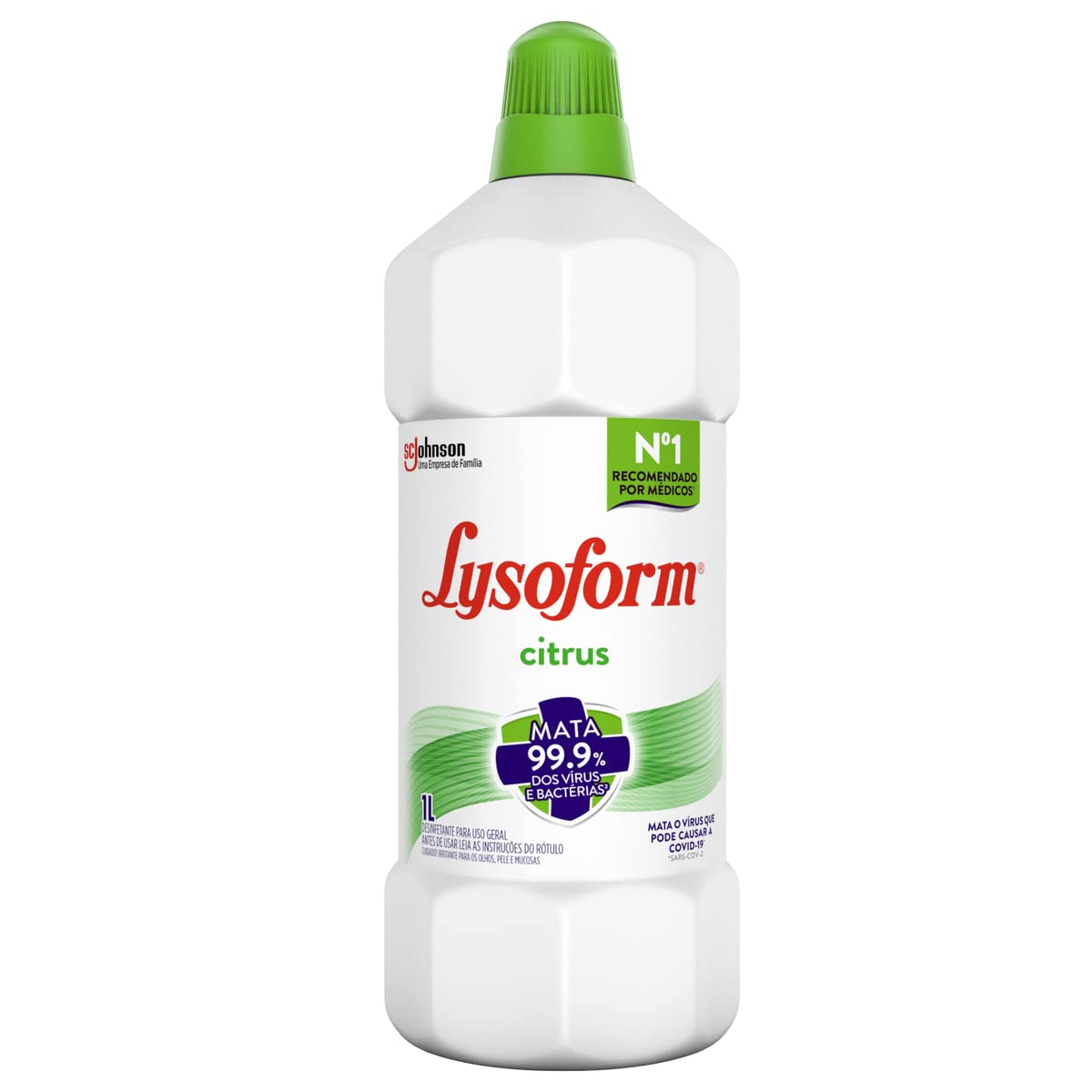 Lysoform Citrus, Desinfetante Líquido, Limpeza Pesada e Eficiente, 1L ...