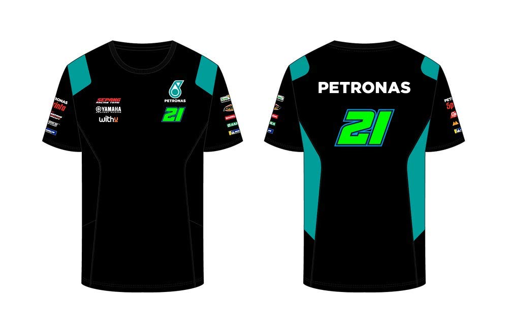 Valentino RossiFranco Morbidelli Men's Petronas Morbidelli T-Shirt, Black, XL