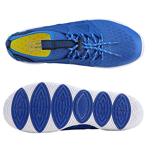 Image of MAYZERO Water Shoes Men Women Swim Surf Shoes Beach Pool Shoes Wide Toe Hiking Aqua Shoes Winter House Slippers