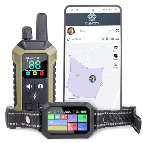 INTELIPAWS collar components and app control