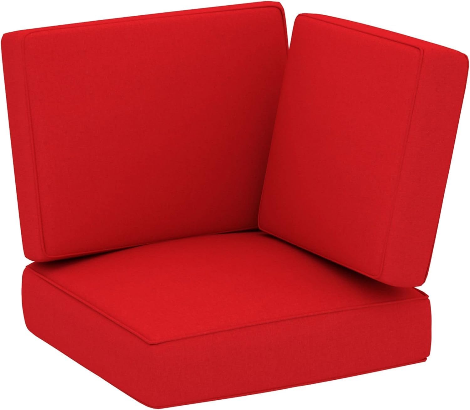 CASUNER Outdoor Deep Seating Cushion Set, 24" x 24", Patio