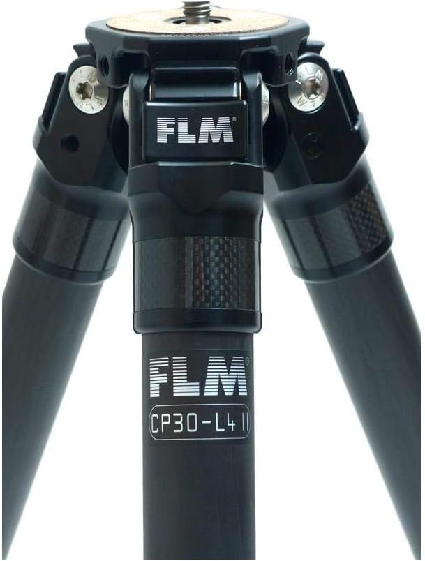 FLM CP30-L4 II 4-Section Compact/Tall 10X Carbon Fiber Tripod, 48.5 lbs Payload : Electronics