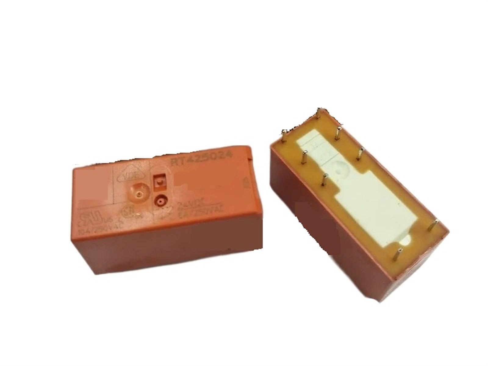 Relais 24VDC 8A RT425024 haute isolation à double circuit et 8 broches