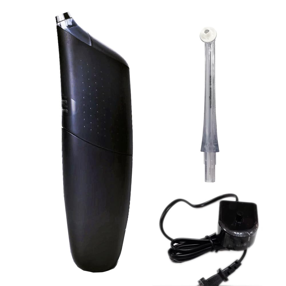 Generic Replacement Handle fit for Philip AirFloss PRO/Ultra HX8350 HX8340 HX8331 HX8460 HX8332/11RW Water Flosser with HX8032 Nozzle & HX6100 Charger Without Original Package (Black)